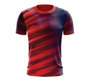 T-shirts unisexes surdimensionnés en polyester écologique avec impressions personnalisées par sublimation sur le devant - Product Image 3
