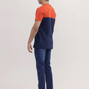 T-shirt en coton surdimensionné de haute qualité pour hommes, col rond, imprimé sur mesure, couleur unie, streetwear, vente en gros - Product Image 2