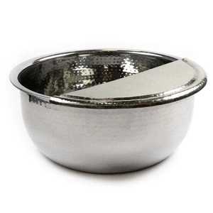 Ensemble de bols à servir doubles élégants en acier inoxydable avec poignée en forme de branche de fleur dorée, pour mariage, buffet de luxe, salade de fruits, passe au lave-vaisselle et au micro-ondes - Product Image 3