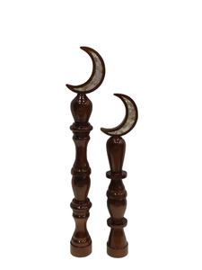 Ensemble de décorations en bois pour le Ramadan Eid Décoration murale et de table islamique pour les maisons et les célébrations musulmanes - Product Image 3