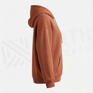 <b>Drop</b>-Shoulder Hoodies For Women Autumn Customized Color Hooded Cotton Thicken Warm Premium Quality Pullovers Top Oem - Product Image 3