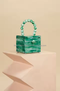 กระเป๋าถือคลัทช์เย็นทำจากเรซินไรน์สโตนสำหรับผู้หญิงแฟชั่นงานแฮนด์เมดคุณภาพสูงสีงานหัตถกรรมสั่งทำ - Product Image 3