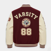 Veste de baseball en chenille brodée pour homme, best-seller, streetwear d'hiver, haute qualité, coupe-vent, écologique