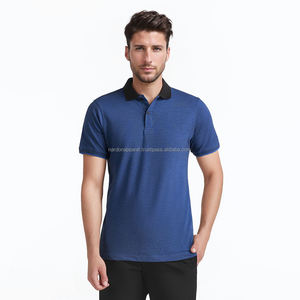 Nardon Apparel Polos para hombre 2025 Camiseta Polo informal de manga corta Bloque de color Camisas de golf ajustadas con bolsillo - Product Image 3