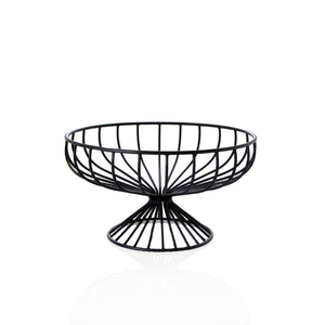 Corbeille à fruits décorative en fer de haute qualité, panier de rangement en fil métallique à design ouvert, vaisselle en métal pour la maison et l'hôtellerie (vente en gros) - Product Image 1