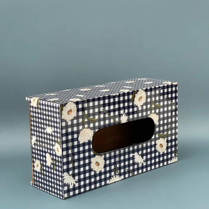 Caja de pañuelos de lujo con revestimiento de esmalte, soporte para servilletas de mesa hecho a mano, almacenamiento decorativo de pañuelos de papel, decoración para el hogar y la oficina - Product Image 2