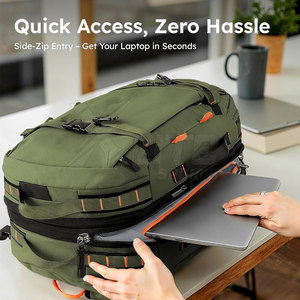 High Quality Polyester Lightweight Convertible Backpack Duffel with Large Capacity Strong Stitching for Sports & Outdoor Travel - Product Image 5