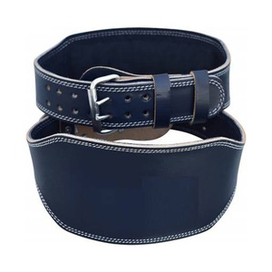 Leather <b>Weight</b> <b>Lifting</b> <b>Belt</b> Adjustable Waist Support Buckle Closure Unisex Strength Training Fitness Equipment - Product Image 4