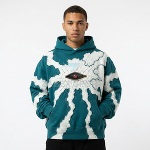 Sudadera con Capucha Oversize de Invierno 2026, Estilo Nuevo, Alta Calidad, Unisex, Diseño de Esqueleto, Bordado 3D, Moda Masculina - Product Image 6
