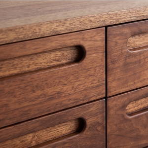 Cómoda Moderna de Madera de Roble Macizo y Gabinete de Almacenamiento con 9 Cajones, Ecológica y Multiusos para Dormitorio y Sala de Estar - Product Image 4