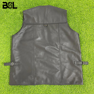 Chaleco de Caza y Pesca para Hombre en Cuero Vacuno Premium |   Chaleco Transpirable de Verano con Múltiples Bolsillos |   Chaleco de Ciclismo y Pesca - Product Image 4