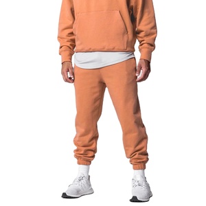 2025 Men's High Quality Cotton Jogger Sweatpants Custom Logo Oversized Fleece Gym Lounge Knee Length with Jogger Style - Product Image 4