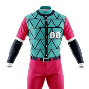 Conjunto de Uniforme de Béisbol de Alta Calidad, Transpirable, Diseño por Sublimación, Impresión de Logotipo Personalizado, Ropa de Equipo, Artículo de Club, Conjuntos de Béisbol Sublimados - Product Image 4