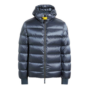 Fashion Goose <b>Down</b> Customized Men's Streetwear Winter Puffer Jacket with Detachable Hood High Quality Polyester/Nylon Fabric - Product Image 1