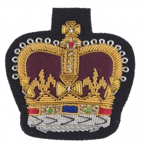 Badges en fil de broderie lavables, faits main, personnalisés, de couleur unie, de luxe, écologiques, sans nickel, sur mesure - Product Image 1