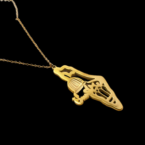 Collar con Colgante Hip Hop Chapado en Oro con Incrustaciones de Moissanita para Moda Urbana y Accesorios para Videos Musicales - Product Image 3