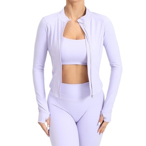Conjunto de Ropa Deportiva para Mujer de 3 Piezas, Fabricación Profesional, Secado Rápido y Transpirable, Conjunto de Yoga sin Costuras con Patrón Sólido, 2026 - Product Image 5
