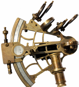 Sextant Nautique en Laiton Vintage, Instrument de Navigation Maritime, Télescope Décoratif de Collection, Sextant pour Décoration Marine, Cadeau - Product Image 5