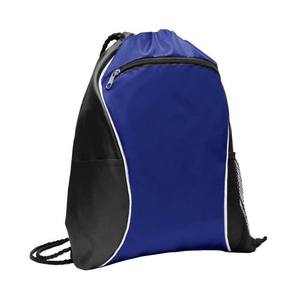 Sac à dos à cordon de serrage de haute qualité en gros, sacs de sport, de gym et d'école avec poches - Product Image 3