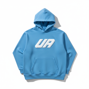 Custom French Terry 3D Puff Print Hoodie 500GSM Heavyweight Unisex Oversized Blank Drop Shoulder Logo Pullover Manufacturer - Product Image 1