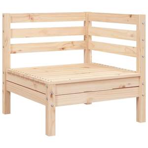 Sofá Modular de Madera de Pino Natural para Jardín, Construcción Sólida para Comodidad en Exteriores - Product Image 2