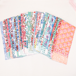 Hand Block Printed Square Cotton Fashion Bandana <b>Head</b> <b>Wrap</b> Artisan Scarf 100% Pure Breathable Eco-Friendly <b>Wraps</b> - Product Image 1