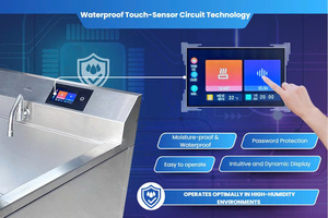 Lave-vaisselle à ultrasons Rama RB-1800 Pro, machine de nettoyage électrique à double réservoir avec écran tactile - Product Image 5