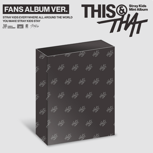 Mini Álbum de Stray Kids THIS (Versión para Fans) CD de Música Pop en Coreano, Materiales Plásticos y de Papel, para Todas las Edades, KR BW-136 - Product Image 1