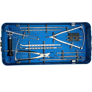 Ensemble de chirurgie de la colonne lombaire, instruments orthopédiques en acier inoxydable, boîte de stérilisation, certifié CE, manuel, haute qualité, classe I - Product Image 6