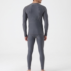Maillot de compression pour homme en polyester et spandex, dernier design - Product Image 2