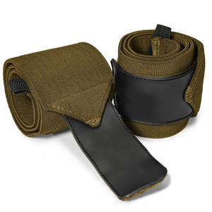 Nouvelles sangles de poignet en coton robustes pour la musculation, logo personnalisé, antidérapantes, respirantes, légères, fermeture à boucle réglable - Product Image 1