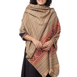 Wholesale High Quality Stylish Handmade Kashmiri Women Shawl New Fashion Warm Neck <b>Wrap</b> Cashmere Pashmina Shawl for Women - Product Image 3