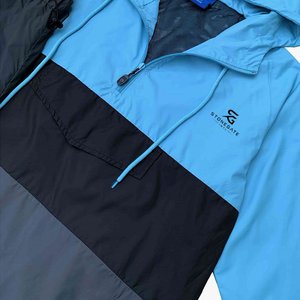 Ensemble survêtement deux pièces pour homme : veste coupe-vent en nylon et pantalon, manches longues, décontracté, pour activités de plein air et jogging 2026 - Product Image 2