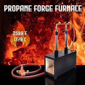 Forno Industriale a Propano per Forgiatura Coltelli, Doppio Bruciatore, Grande Capacità, Forno per Maniscalchi, Bruciatore Quadrato a Propano per la Produzione di Coltelli - Product Image 2
