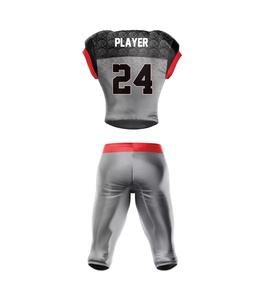 Low MOQ Premium Quality Reflective Breathable Outdoor Design Your Own American Football Uniform 100% Polyester Custom Made - Product Image 2