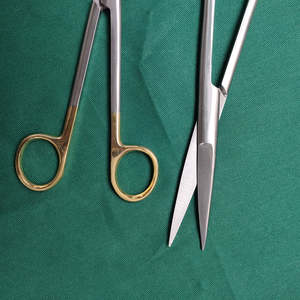 Tijeras Quirúrgicas Curvas Metzenbaum de Acero Inoxidable de Calidad, Juego de Instrumentos Manuales para Uso Hospitalario, Herramientas de Operación para Escuelas de Medicina, CE - Product Image 6