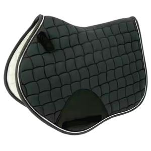 Vente flash : tapis de selle carrés en satin matelassés, confortables, antidérapants, absorbant les chocs, pour l'équitation, avec logo personnalisé - Product Image 6