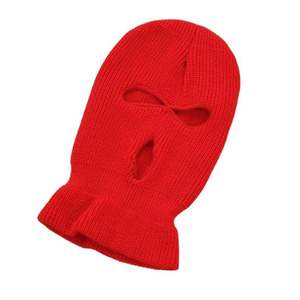 Vente en gros de masques de ski unisexes chauds pour l'hiver, en polaire, couvrant tout le visage, avec logo brodé personnalisé pour les sports et la pêche - Product Image 2