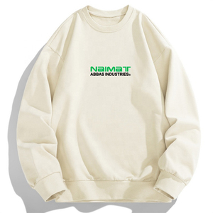 Sweat-shirt à col rond pour homme, coupe décontractée, vêtement de détente, couche extérieure, en mélange de coton confortable et doux, pull en polaire - Product Image 3