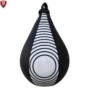 Ballon de vitesse de boxe suspendu en cuir PU, ballon de réflexe de boxe, sac de frappe anti-stress, équipement de boxe - Product Image 2