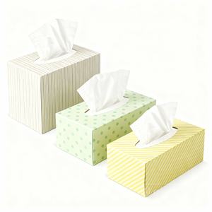 Boîte de mouchoirs en papier en gros, 2 plis, doux et résistant, paquet en vrac adapté à un usage quotidien - Product Image 2