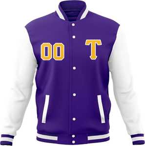 Chaquetas Varsity Letterman de Alta Calidad, Cuerpo de Lana, Mangas de Cuero Genuino, Ropa de Invierno, Chaqueta Elegante y Moderna para Mujer - Product Image 5