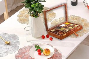 Boîtes de rangement pour épices en bois écologiques résistantes à la poussière, article cadeau décoratif pour la cuisine, ensemble de condiments, passe au lave-vaisselle - Product Image 3