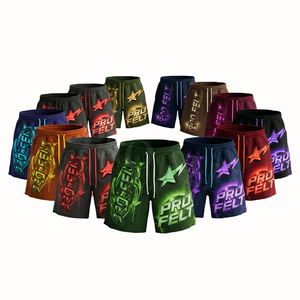 กางเกงขาสั้นแบรนด์เนมผ้าฝ้าย 100% พิมพ์ลายแบบรีดร้อน สไตล์วินเทจ สตรีทแวร์ แฟชั่นสบายๆ ขายส่ง เหมาะสำหรับออกกำลังกาย - Product Image 1