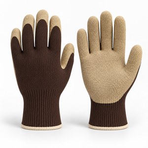 Gants de travail en tricot avec revêtement intégral en latex, antidérapants, antistatiques, durables, texture lisse, poignet en tricot, gants de sécurité polyvalents - Product Image 3