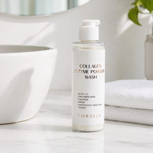 FORBELI Collagen Enzyme Powder Wash Papain pH Balanced All In One Facial <b>Cleanser</b> 60g - Product Image 3