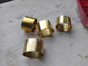 Anillo para Servilletas UCI de Latón Macizo Antiguo, Soporte Redondo de Metal Hecho a Mano, Decorativo, Dorado, Vintage, Pulido, para Vajilla de Restaurante - Product Image 6