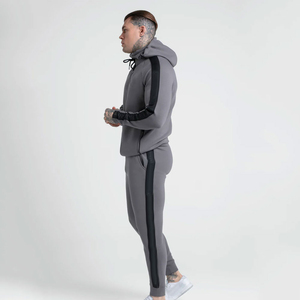 ชุดวอร์มมีฮู้ดสั่งทำพิเศษสำหรับคนไซส์ใหญ่ ผ้าฟลีซกันลม ระบายอากาศได้ดี อุ่นสบายไร้ที่ติ ใช้งานได้หลากหลาย ขายส่ง ผ้าฝ้าย - Product Image 4