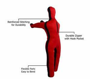 Maniquí de Grappling sin Relleno de 4 PIES para Niños, Lucha Libre, Adultos, Jiu Jitsu Brasileño (BJJ), Artes Marciales Mixtas, Karate, Saco de Boxeo - Product Image 3