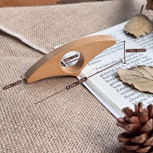 Finger Ring Reader Support <b>Book</b> Finger Holder Wooden - Product Image 5